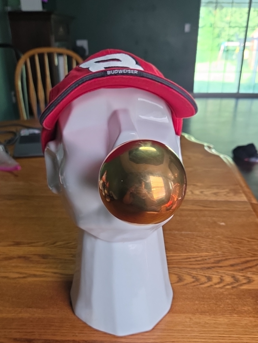 Budweiser Dale Earnhart Jr Red and Black Hat